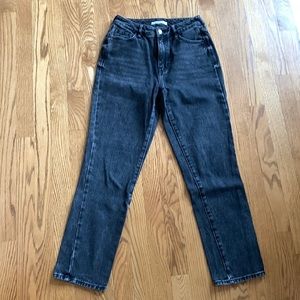 Pacsun Mom Jeans Faded Black Size 25